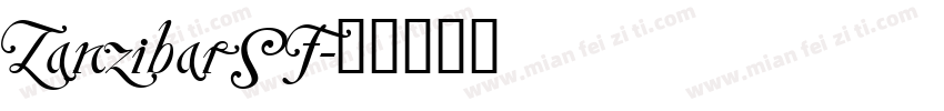 Zanzibar SF字体转换